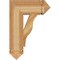 Ekena Millwork Funston Arts & Crafts Rough Sawn Bracket, Western Red Cedar, 6"W x 18"D x 26"H BKT06X18X26FST03RWR - alternate 2